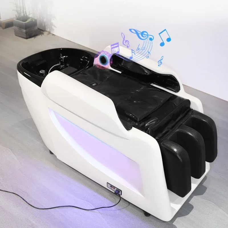 Japanese luxury Water Jet Hair Spa Professional Hairdresser Washing Machine Shaving Salon Chair cama abatible Hairdressing Wash