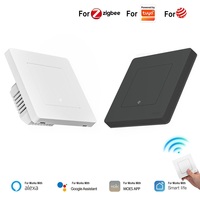 For Moes For Tuya For ZigBee Smart Light Switch Wall Switch Star Ring Series Push Button Switch Light Switch Smart Smart Switch