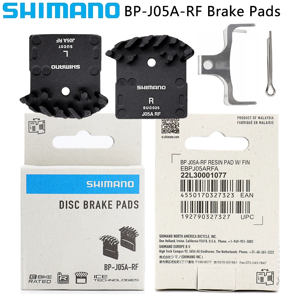 SHIMANO J05A Disc Brake Pads MTB Bike BP-J05A-RF Resin Pads for DEORE SLX XT XTR M6000 M7000 M7100 M8000 M8100 M9000 