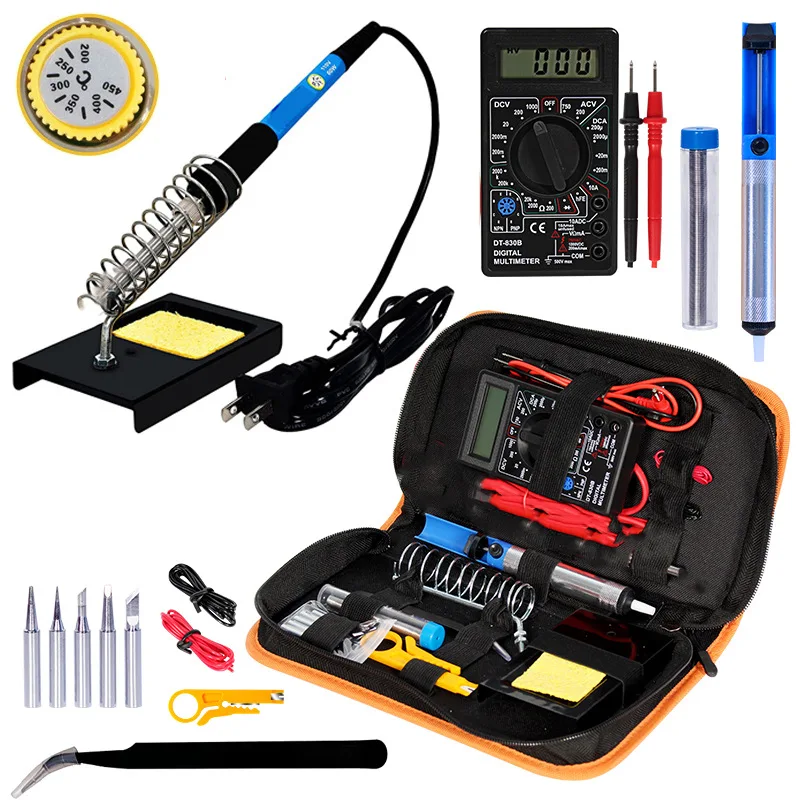 

Soldering Iron with Digital Multimeter Kit, Welding Tools, Multimeter, Electric Soldering Iron Set