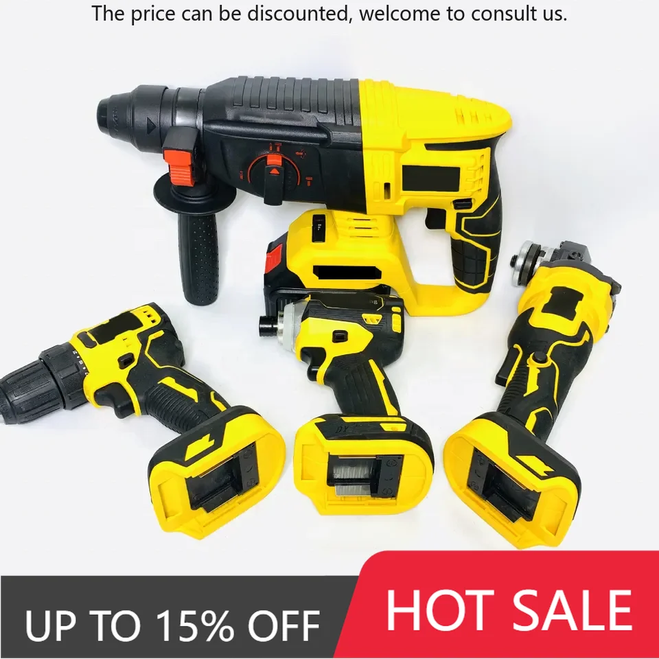 

Comprehensive Performance Engineering Power Tool Set Carbon Steel Material For Small Engineering Construction And Renovation