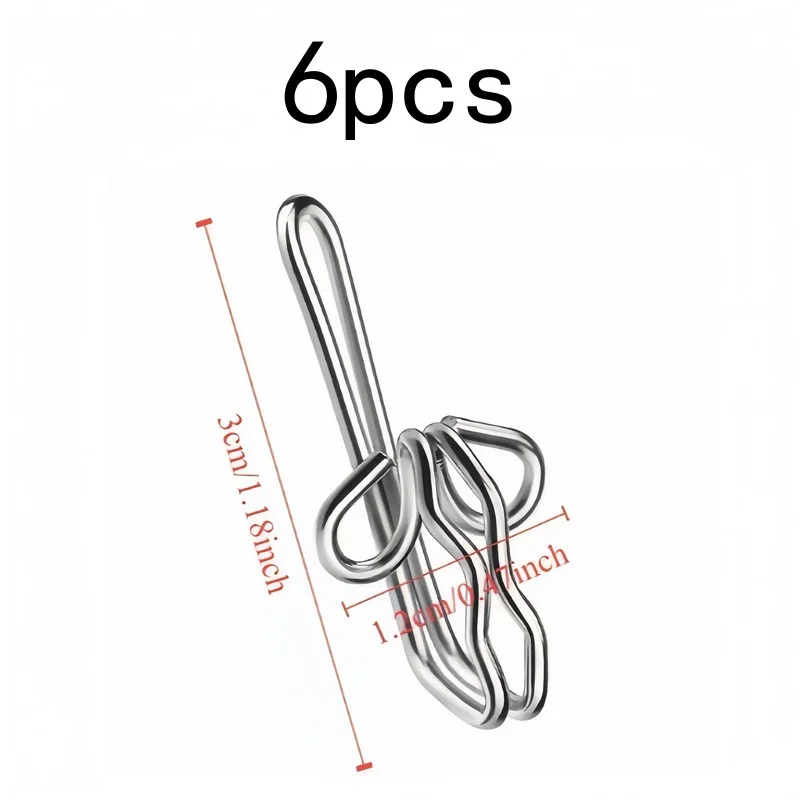 6 pcs Butterfly Curtain Hooks, Sturdy and Durable, Easy to Install, Decorative for Curtains, Door and Shower Curtains