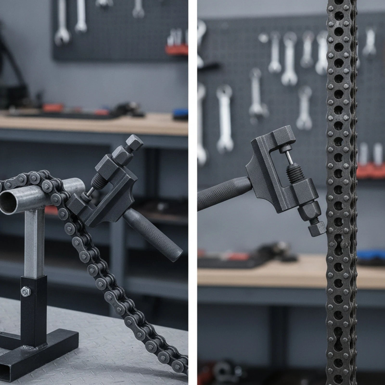 Chain Breaker Tool Handheld Chain Breaker Sturdy Knurled for Motorcyclists, Garage, Workshop