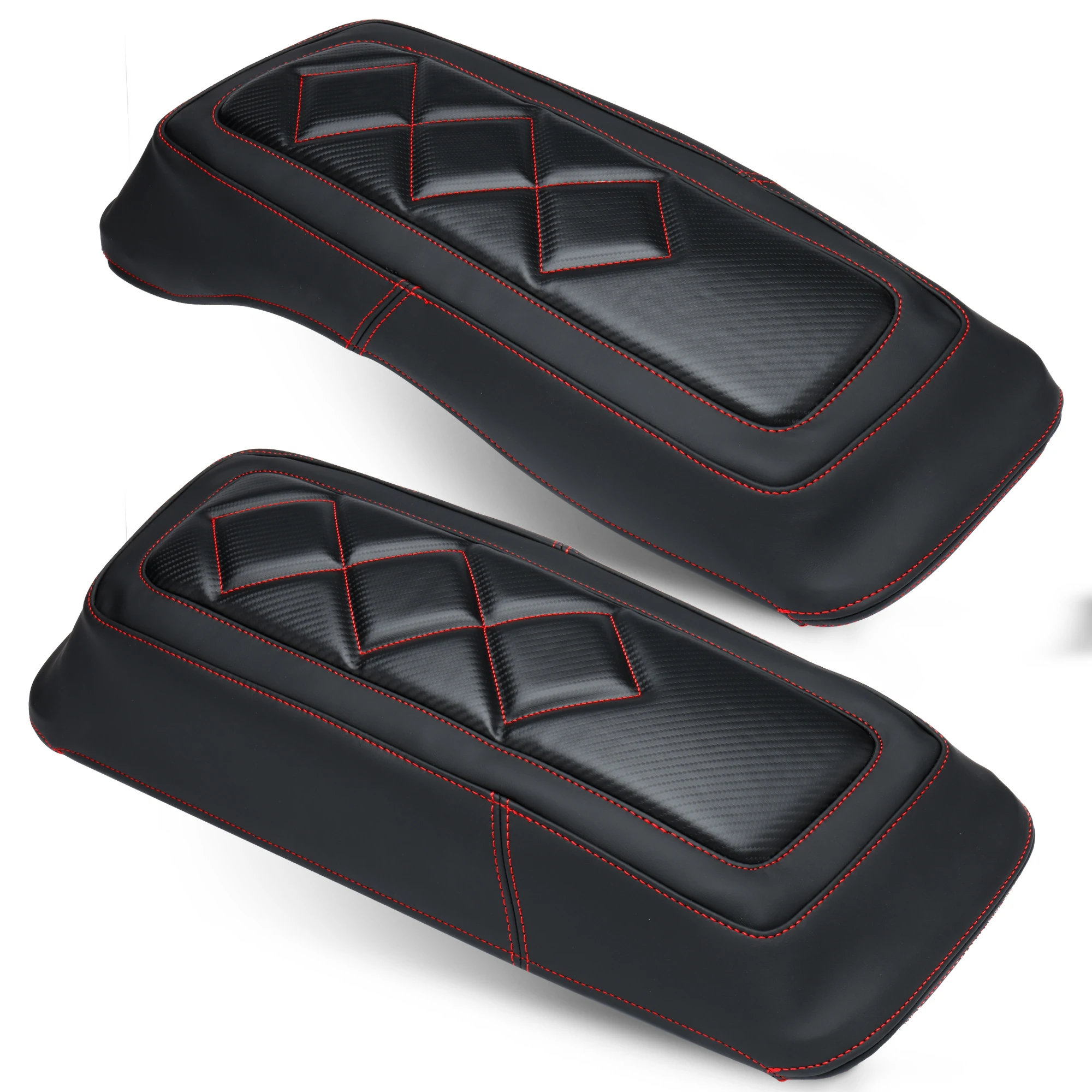 

Touring Saddlebag Lid Bra Covers for Harley Street Glide Electra Glide Road King Road Glide 1993-2013, A Pair