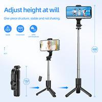 HOCO K17 Mini Tripod Live Broadcast Stand For Mobile Phone Retractable Outdoor Tiktok Live With Remote Control Photography