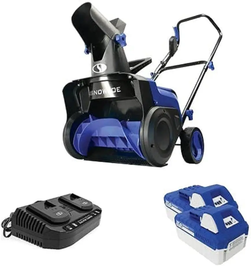 

24V-X2-SB15 48-Volt IONMAX Cordless Single-Stage Snow Blower Kit, 15-inch, Brushless 750W Motor, w/ 2 x 4.0-Ah