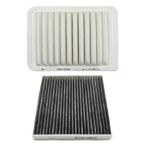 Filtro de cabina de CA 87139-0N010 + filtro de aire del motor 17801-0D060 para TOYOTA COROLLA RAV 4 AURIS ALLION AVENSIS PREMIO YARIS / VIOS
