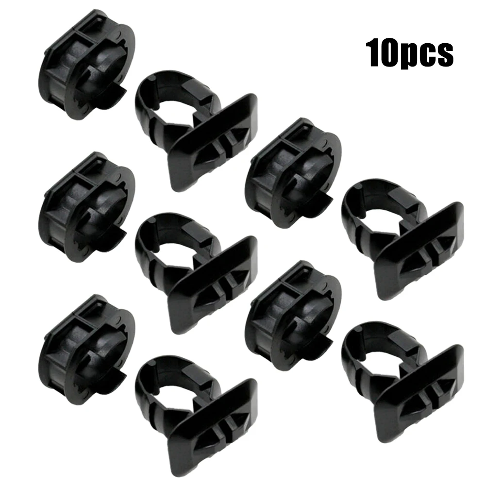 Heat Resistant Waterproof Easy Installation Clips W/ Grommet Bracket Car Gloss Kit A0099884278 Accessories Black