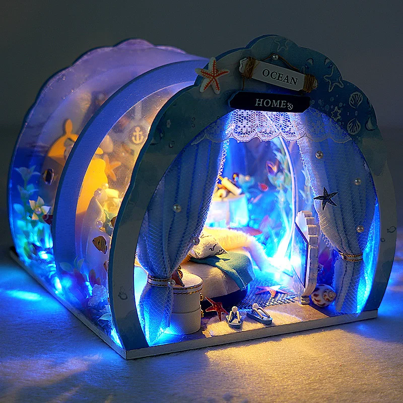 DIY hut TW38 deep sea secret language handmade assembly house model material creative birthday gift girl