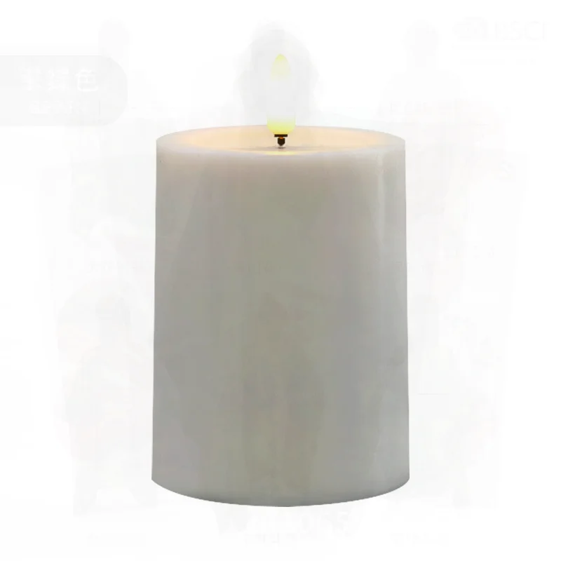 

LED Electronic Candle Lamp Warm Yellow Artificial Paraffin for Hotel Club Decoration Christmas Festival Party Gift