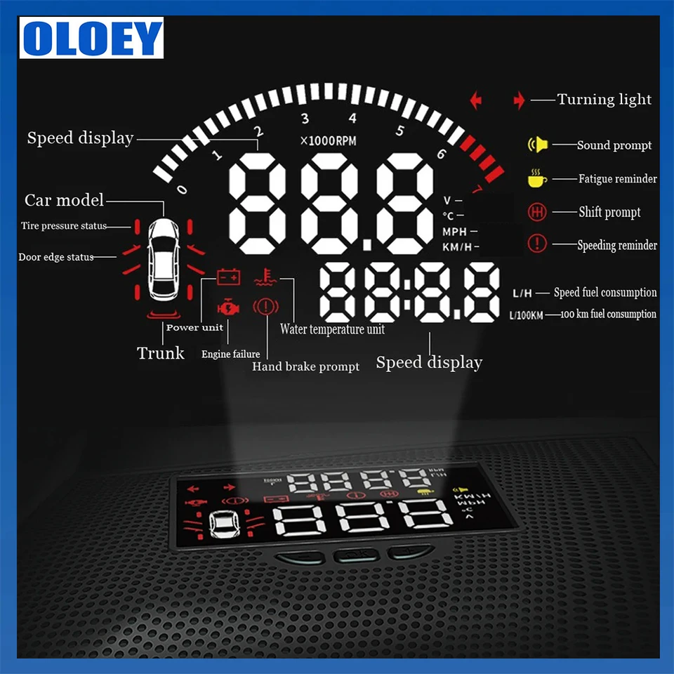 OEM HUD for Toyota CHR 2018-2021 Head-Up Display