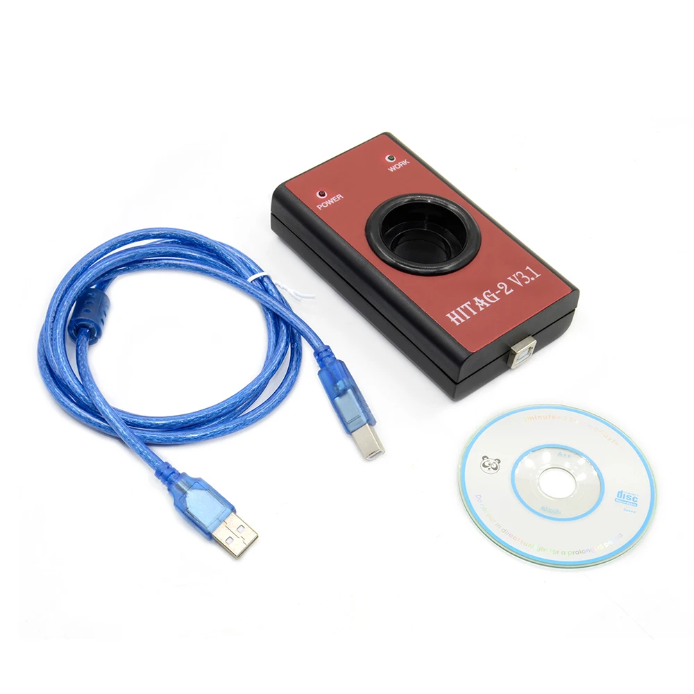 2023 HITAG 2 V3.1 OBD2 Car Diagnostic Tool Key Programmer Hitag2 Transponder Universal Immo/Remote/Read PIN/VIN