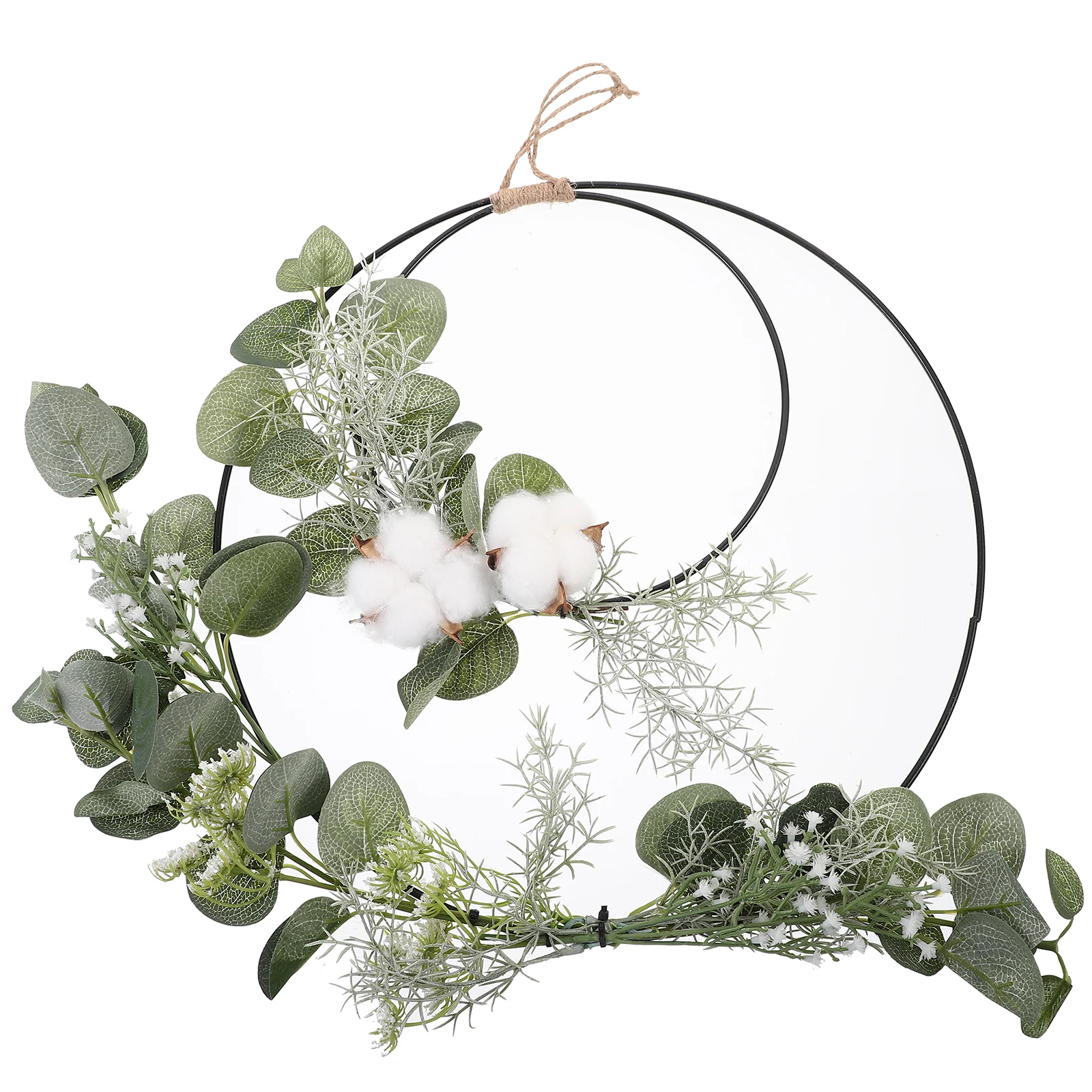 

Simulated Bouquet Wall Decor Home Wreath Artificial Flower Hoop Cotton Door Decor Valentine Hanging Garden Party Supplies