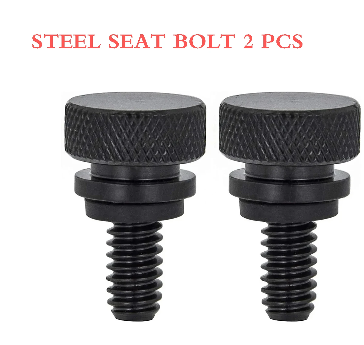 New Stainless Steel Seat Bolt 2 PCS Screws Compatible For Harley Touring Sportster Softail Dyna 1996-2022