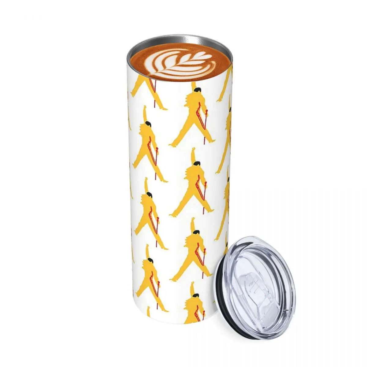 

Freddie Mercury Queen Stainless Steel Tumbler Vacuum Insulated Mugs Thermal Cold Cups Straw With Lid 20oz