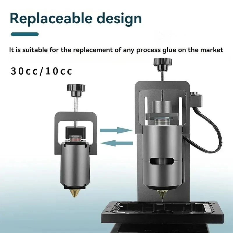 30cc/10cc Semi-automatic Dispensing Machine with Foot-operated Glue Dispensing and Semi-automatic Adhesive Application Machine