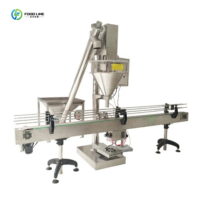 Auger Type Semi Automatic Protein Powder Seasoning Spices Packaging Equipment Sugar Flour Powder Packing Machine FL Customized