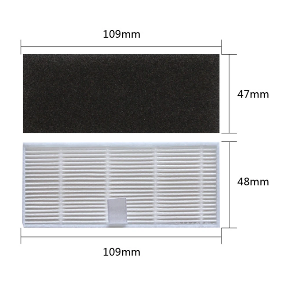 4 pezzi filtri filtranti lavabili per IMILAB V1 Robot aspirapolvere parti di spazzamento spazzatrice domestica strumento di pulizia sostituzione