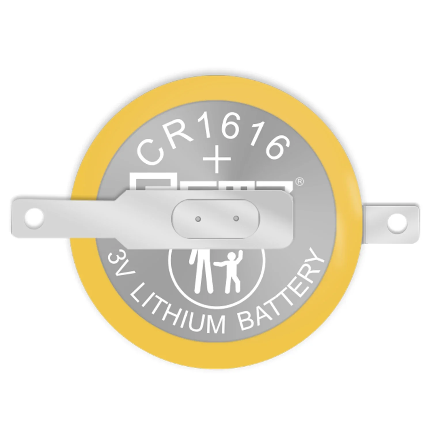 솔더 탭이있는 10PCS CR1616 PCB 전자 장난감 저울 LED 조명 용 3V 리튬 버튼 셀 배터리