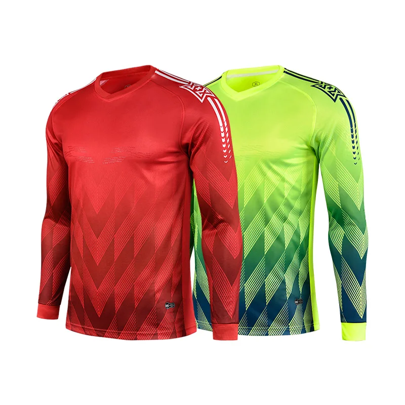 2024 Men Goalkeeper Football Jersey Custom Soccer Long Sleeve Football Uniform Adult Kids Soccer Kit Goalkeeper Suits