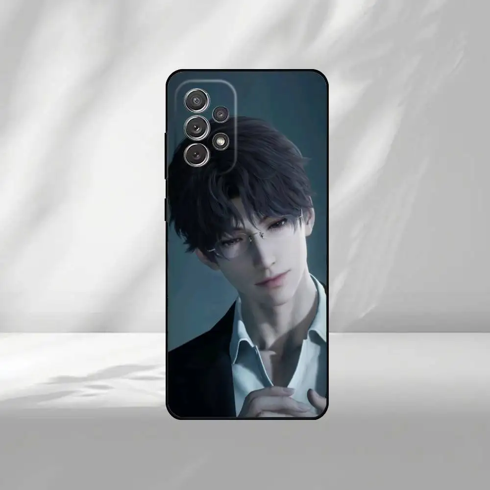 Funda de teléfono L-Love y deepspace para Samsung S25,S24,S21,S22,S23,S30,Ultra,S20,Plus,Fe,Note,10,9,5G, funda negra