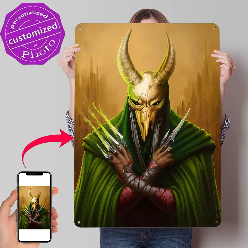 Silent Slay the Spire 2 Game Art Poster Retro 3D Printed Metal Signs Customized Wall Hanging Gift for Room Decorating Interior