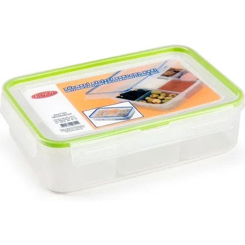 Bora Plastic Click Rectangular Compartments 2,1 Lt.