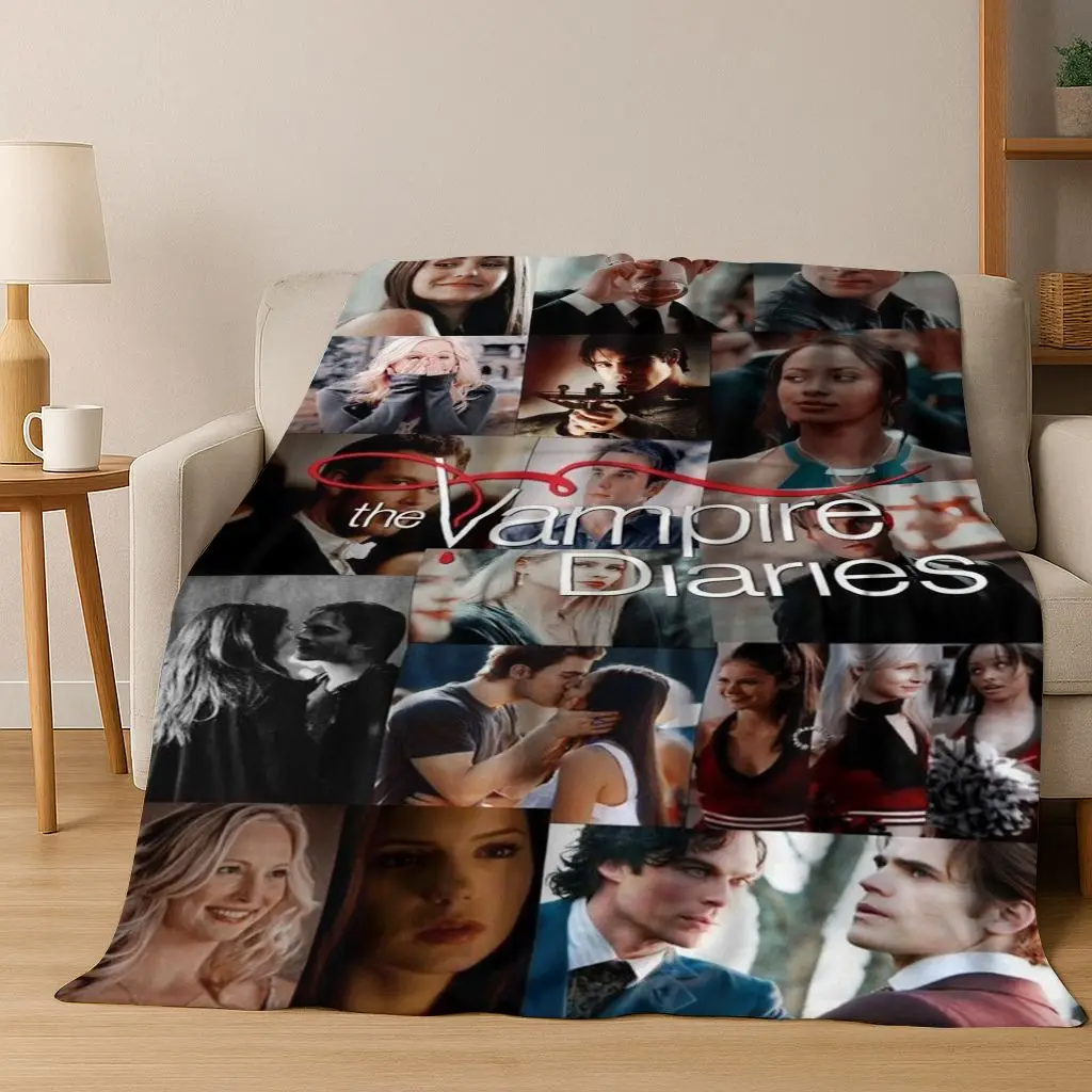

26 Style The Vampire Diaries Damon Salvatore Flannel Blanket,Warm and Cozy Soft Throw Blanket for Home Bedroom Bed Sofa Cover