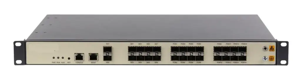 Fiber Optic FTTB FTTH 16 PON Port EPON OLT 16 SFP 1U OLT Equipment