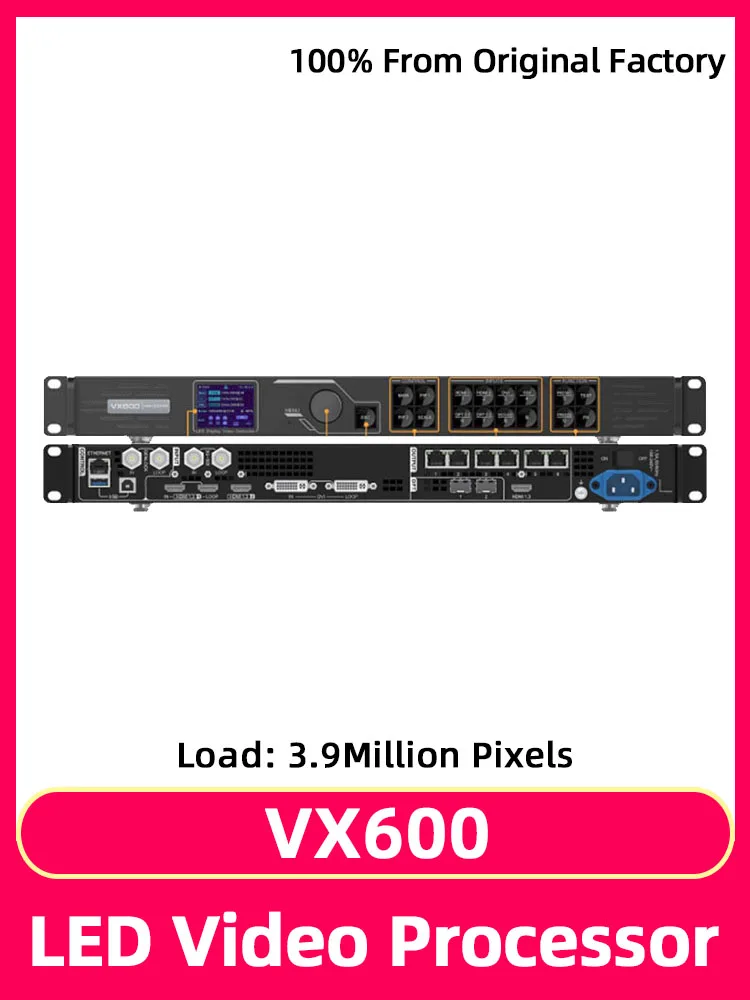 Novastar VX600 Full Color LED Display Screen Video Processor 2-in-1 Synchronous System Controller USB Playback