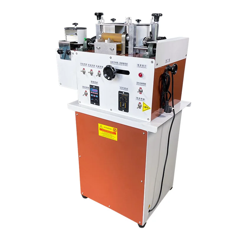 Belt edging machine comes with built-in vacuum suction three wheel double-sided polishing machine