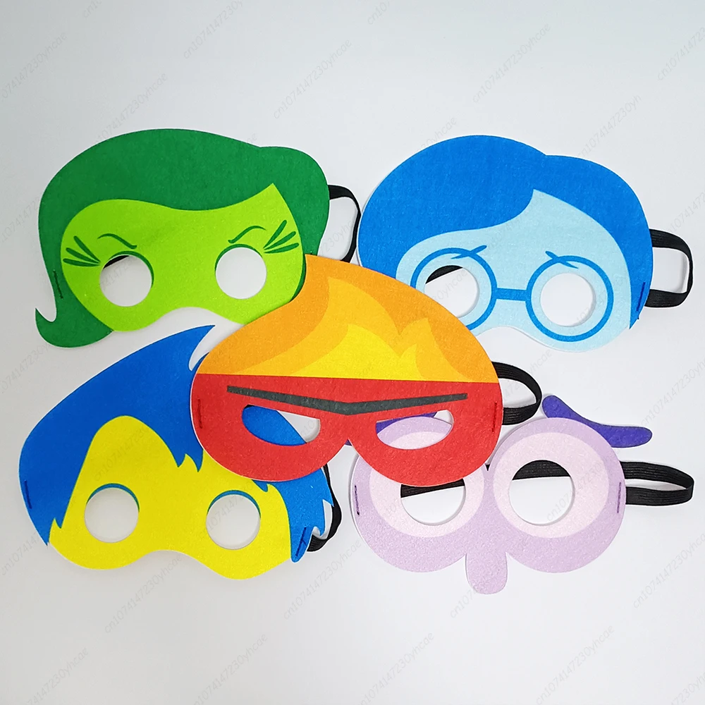 1/5/10 قطعة/المجموعة داخل خارج 2 أقنعة الهالوين تأثيري قناع هدايا عيد الميلاد فستان حفلة عيد ميلاد زي للأطفال الأطفال