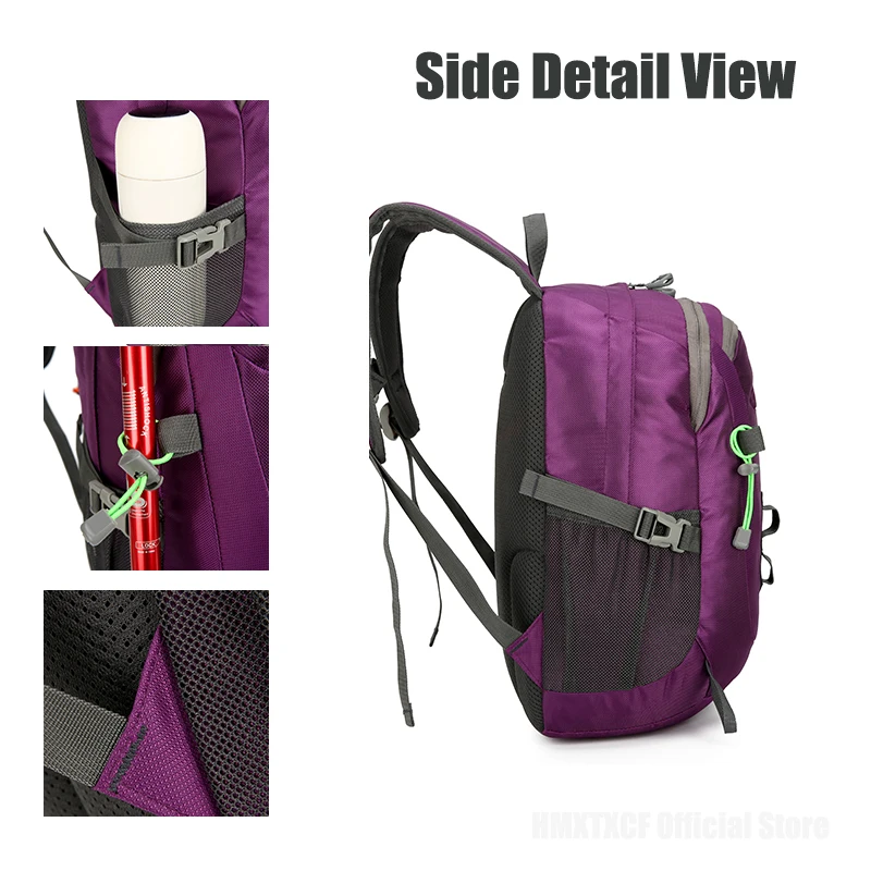 النايلون التخييم على ظهره حقيبة سفر المشي لمسافات طويلة في الهواء الطلق Daypack النساء الرجال الرياضة حقيبة الظهر تسلق الجبال على ظهره الرجال الأمتعة #3