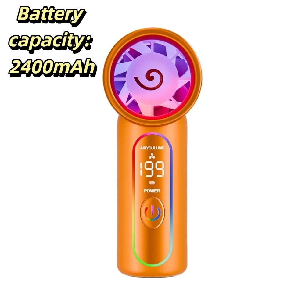 

Lightweight Mini Handheld Fan Mini Size USB Rechargeable Portable Fan Powerful Turbo Airflow Compact Design USB Rechargeable Fan
