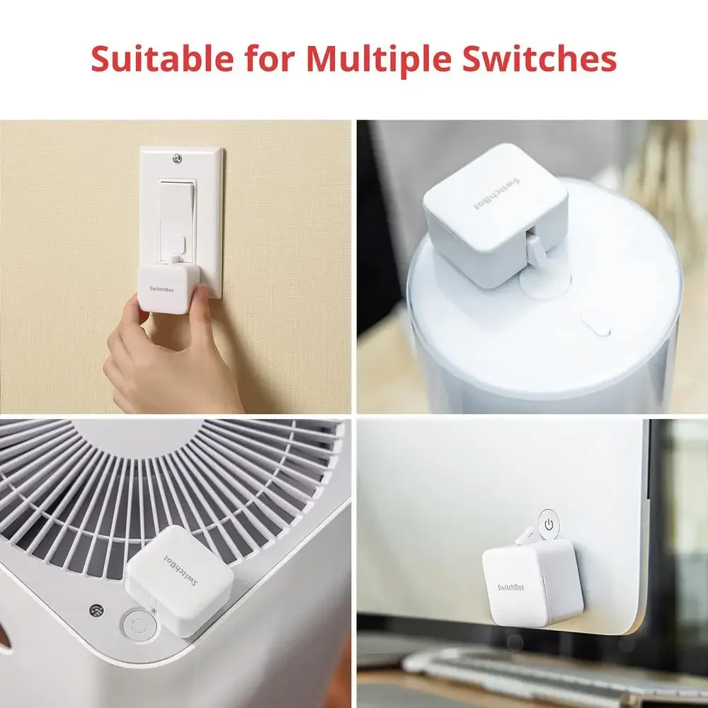 Smart Switch Button Pusher 3-Pack with Hub Mini Wireless Remote Control Alexa Google Home IFTTT Easy Installation and Voice
