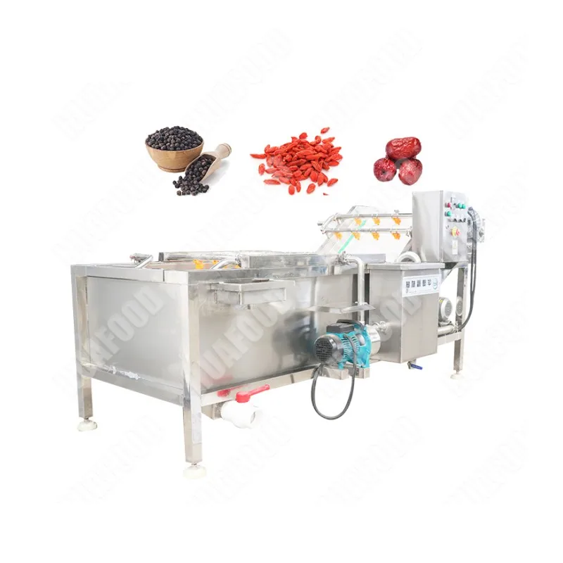Автоматическая машина для мытья овощей Коммерческая машина для мытья овощей и фруктов Большая машина для мытья овощей