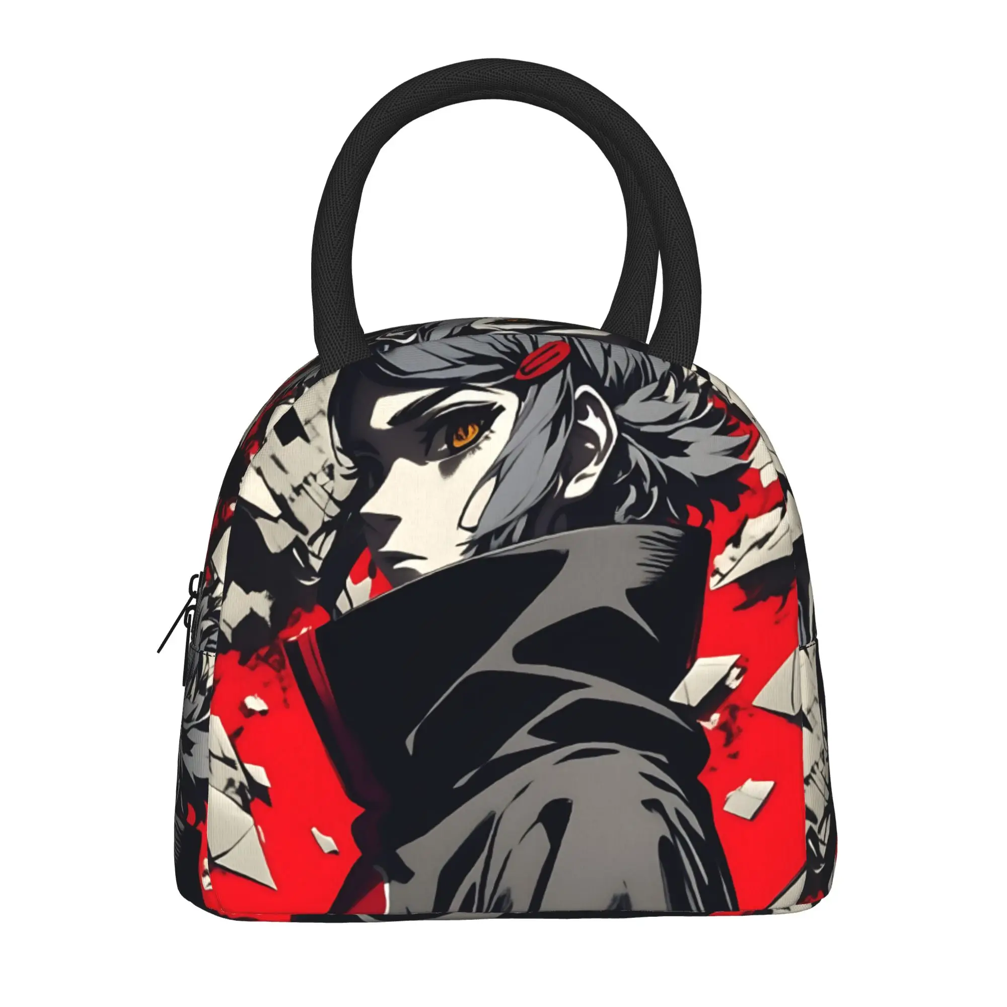 Naruto Anime Theme Handbag Insulated Lunch Bag Meal Pack Rice Bag  bolsa Student Bento Lunch Handbag