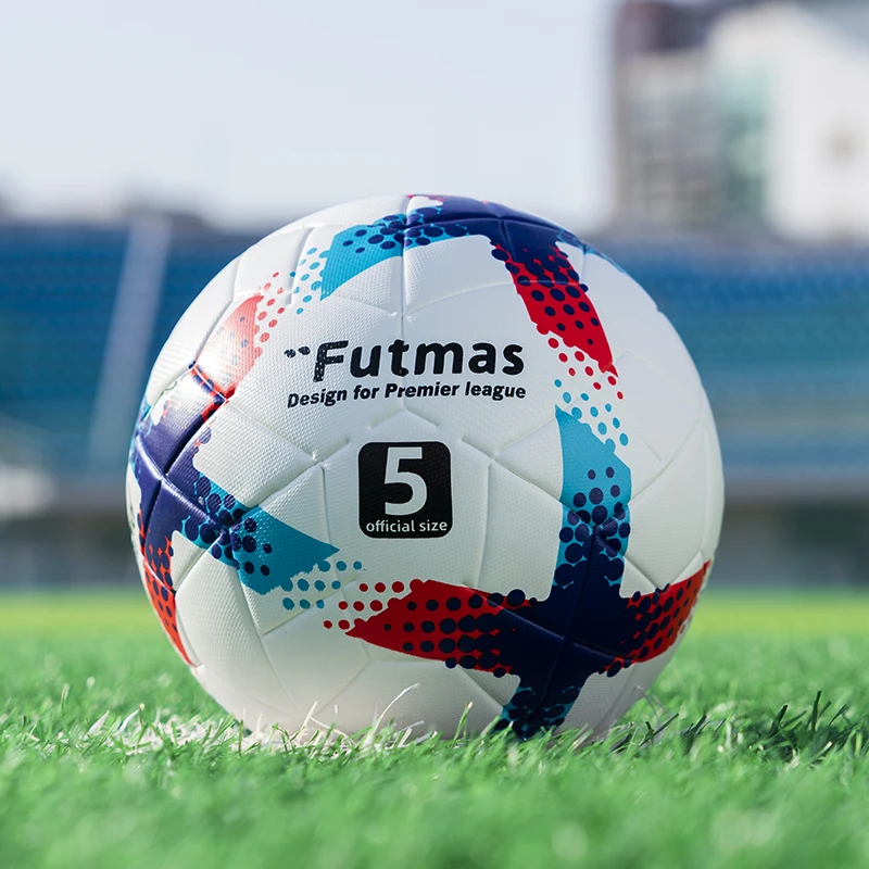 2025년 고품질 5호 사이즈 축구공, 무봉제 PU 내마모성 야외 리그 스포츠 축구 경기 훈련용 풋볼/축구공