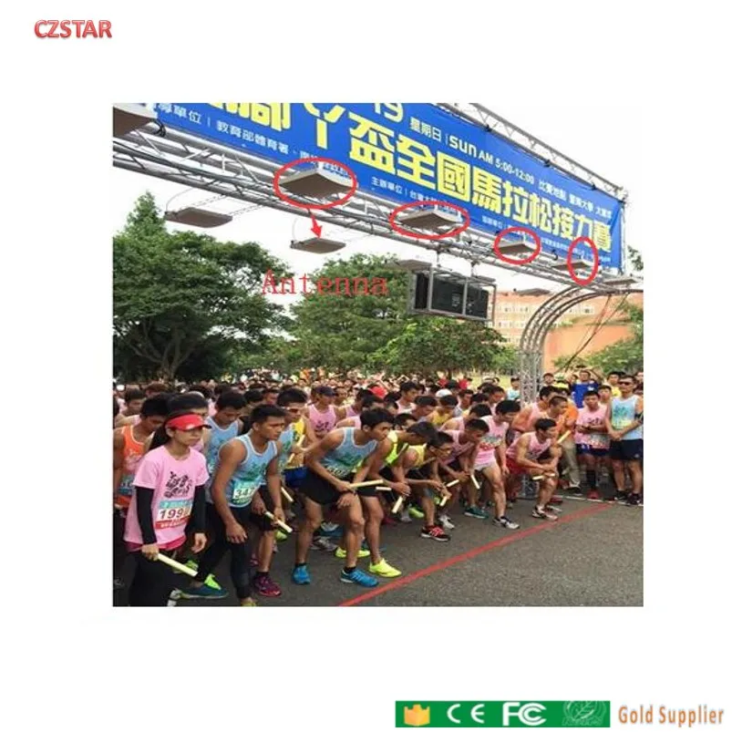 50 ชิ้นกีฬานักกีฬามาราธอน uhf rfid แท็กรองเท้า Tyvek กระดาษ pvc gen2 iso18000-6c passive runner ทิ้ง reuse UHF RFID tag