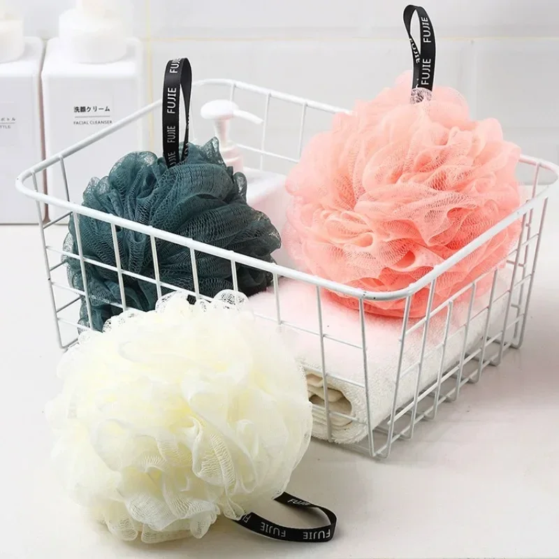 

Soft Mesh Bath Sponge Balls Cleaning Brush Shower Puff Body Cleaner Exfoliating Scrubbers Bath Bal Toilet Bathroom Supplies