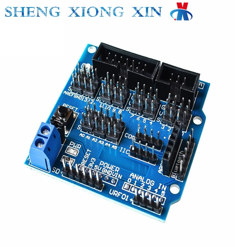 

5pcs/Lot Sensor Shield V5.0 Expansion Board Electronic Building Blocks Robot Accessories V5