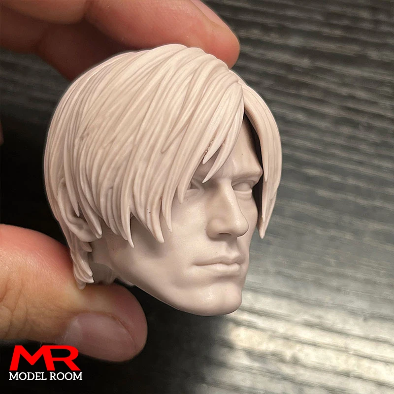 Unpainted 1/6 Scale Head Sculpt Carving Model Fit 12\'\' Male Female Soldier Action Figure Body Dolls In Stock