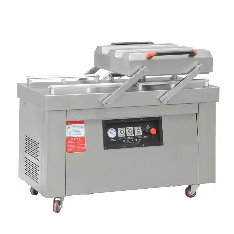 

DZ500/2SA Double Chambers Food Nitrogen Vacuum Sealing Packing Packaging Machine Sealer