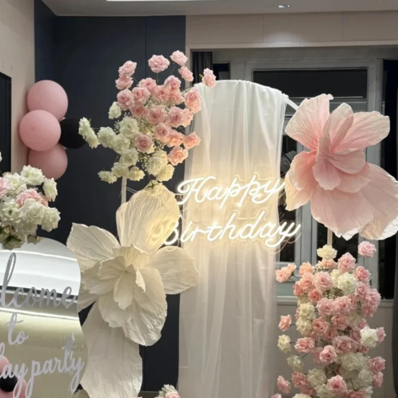 Happy Birthday Neon Sign Birthday Party Wall Decor Room Decoration Led Acrylic Lamp For Home Room Bar Birthday Gifts