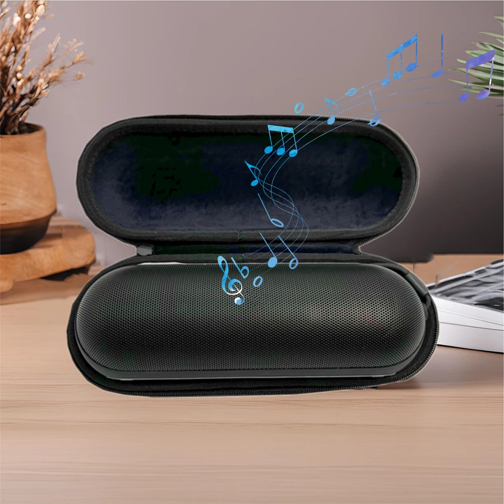 Hartschalenkoffer für Beats Pillenlautsprecher, PU, wasserdicht, tragbar, Aufbewahrungstasche, stoßfest, harte Reisetasche, Lautsprecherzubehör