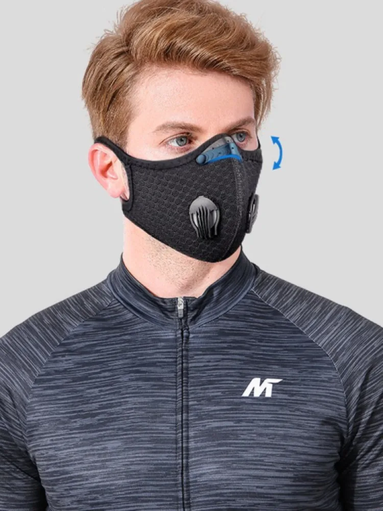 AliExpress NONE Outdoor Sports Warm Face Mask Breathable Dustproof Mask with Activated Carbon Filter Removable Lens Windproof Cycling Mask