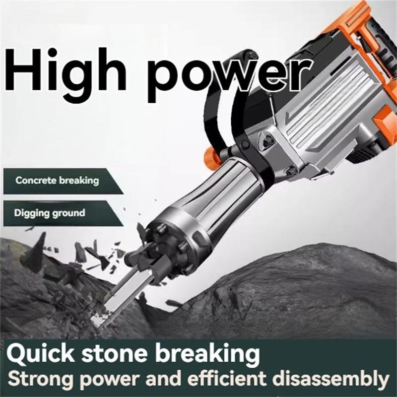 1500W/1600W Demolition  Electric Hammer Concrete Breaker Heavy Duty Electric Jack Hammer with Chisel Model 65/95