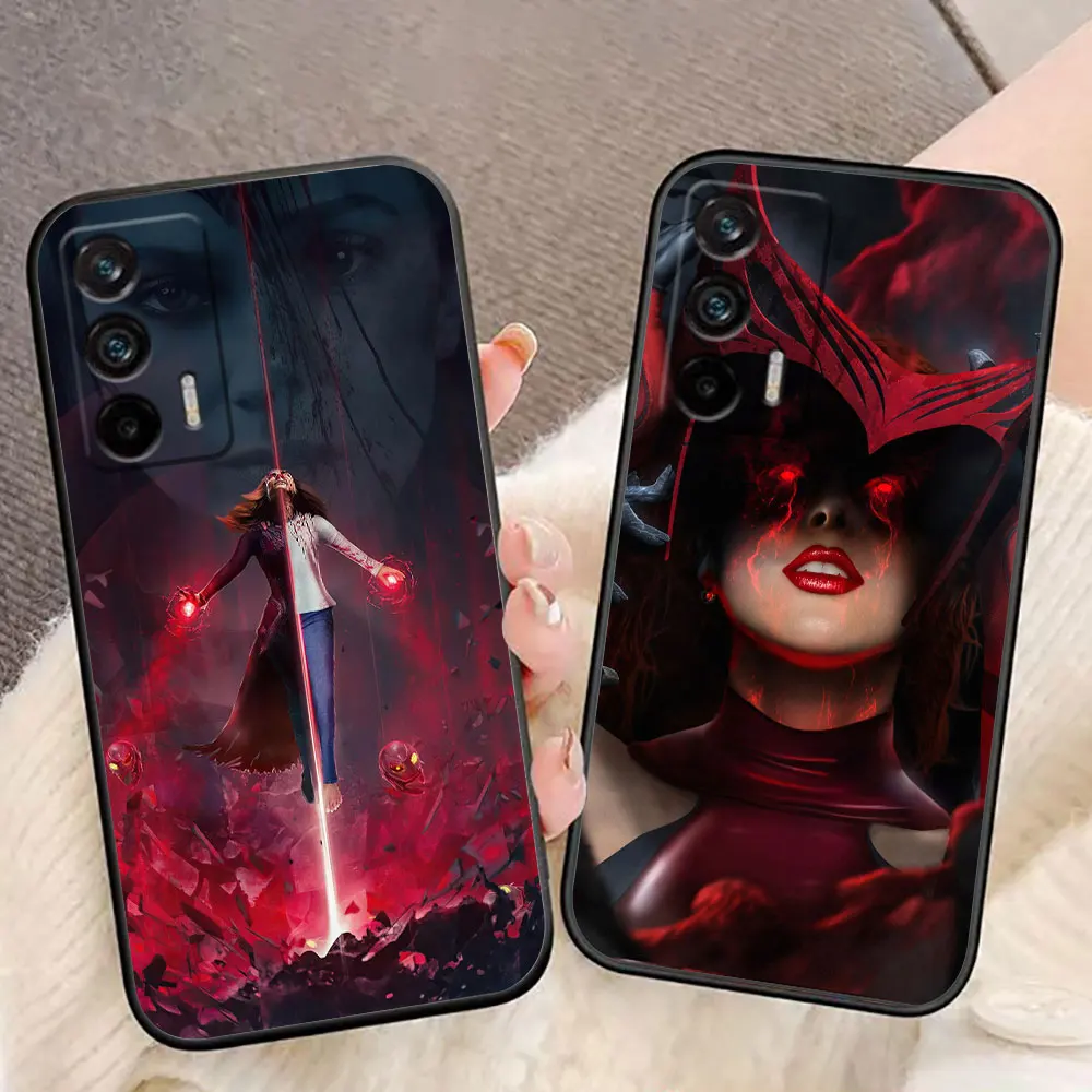 Marvel Wanda Scarlet Witch Phone Case For Realme C11 C15 C20 C21 C21Y C30 C30S C33 C35 C53 C55 C63 C65 GT NEO 2 X50 Case Funda