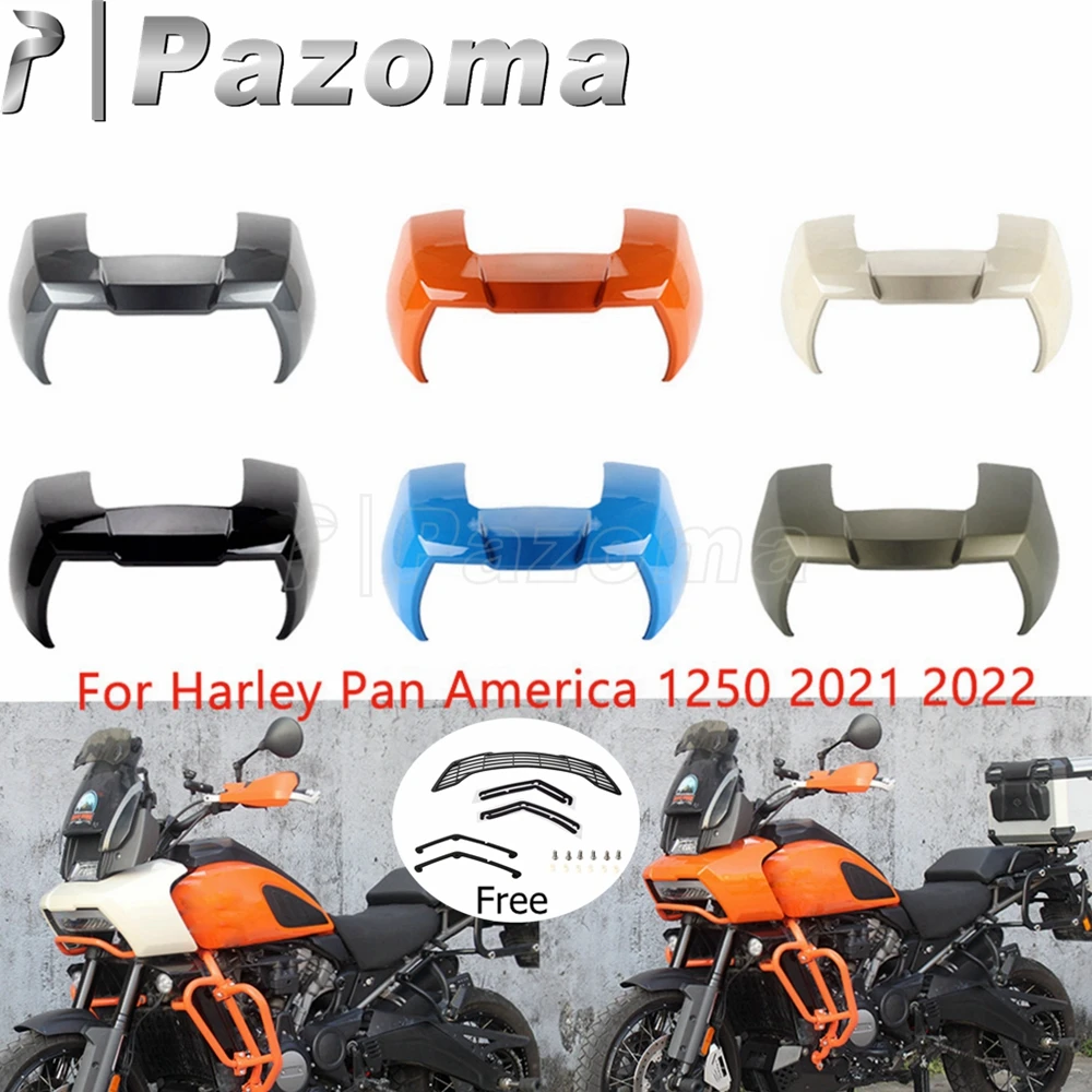 6Colors PA Plastic Motorcycle Headlamp Front Cowl Headlight Fairing Cover For Harley Pan America 1250 RA1250 RA1250S 2021 - 2024