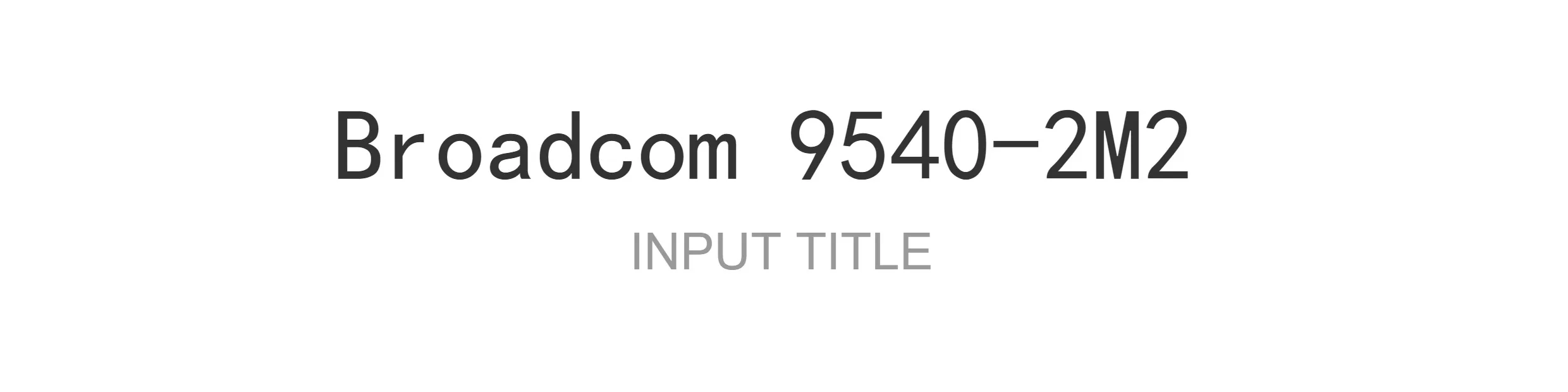 Per BROADCOM 9540-2M2 PCIe4.0 05-50148-00 SAS3808 NVMe a stato solido